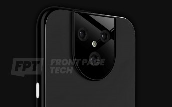 Alleged render of the Google Pixel 5 XL leaks with a unique triple-camera setup