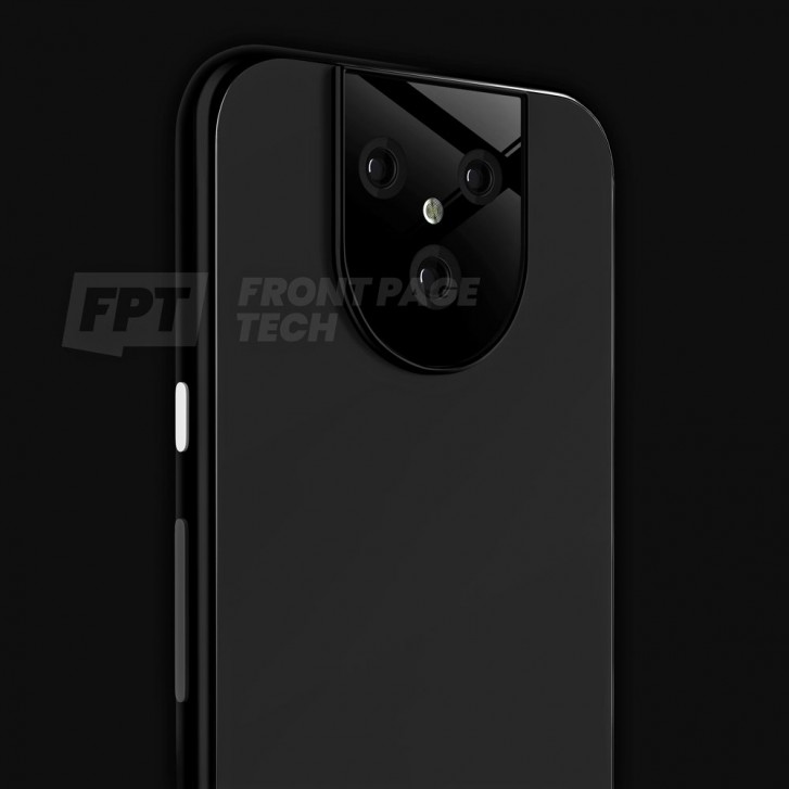 Alleged render of the Google Pixel 5 XL leaks with a unique triple-camera setup