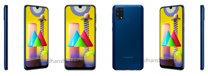 Samsung Galaxy M31 press renders leak in three colors alongside full specs