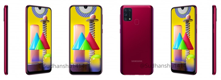 Samsung Galaxy M31 press renders leak in three colors alongside full specs