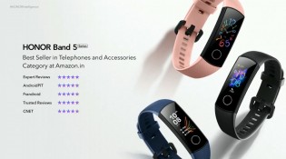 The Honor Band 5 and MagicWatch 2 are best-sellers on Amazon.in