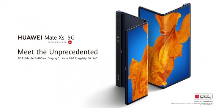 Huawei Mate Xs is official with Kirin 990 5G, improved hinge