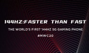 nubia Red Magic 5G will be unveiled at MWC with a 144Hz display