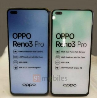 Dummy units of the Oppo Reno3 Pro for India