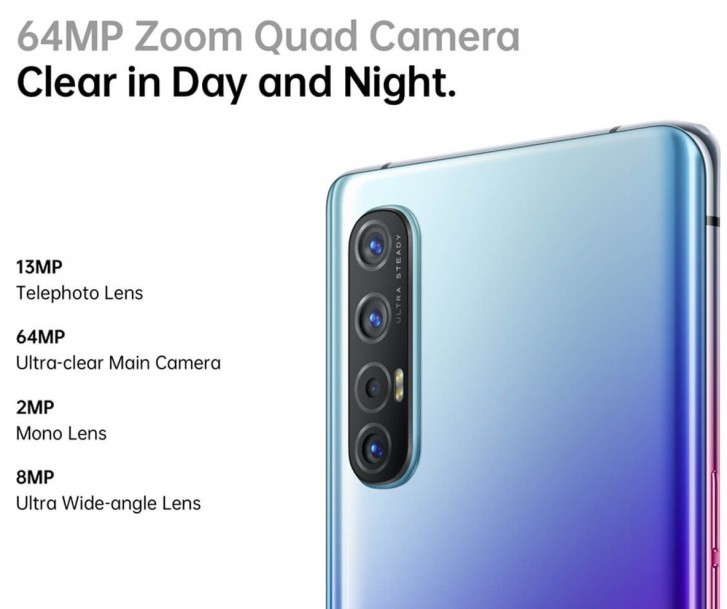 Oppo Reno3 Pro camera setup detailed ahead of launch, will have three color options