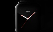 Second image of Oppo smartwatch shows the curved 3D glass