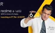 سيأتي Realme 6 و 6 Pro في 5 مارس ، وستتميز فرقة اللياقة البدنية