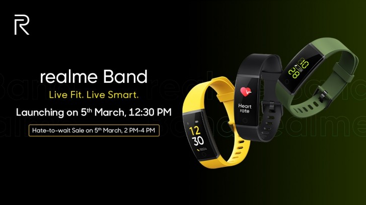 كشفت ميزات Realme Band: موصل USB-A ، وتقييم IP68 ، وجهاز رصد معدل ضربات القلب