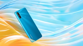 Realme C3 in Frozen Blue color