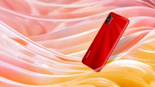 Realme C3 in Blazing Red  color