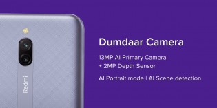 The Redmi 8A Dual comes with a total of three cameras
