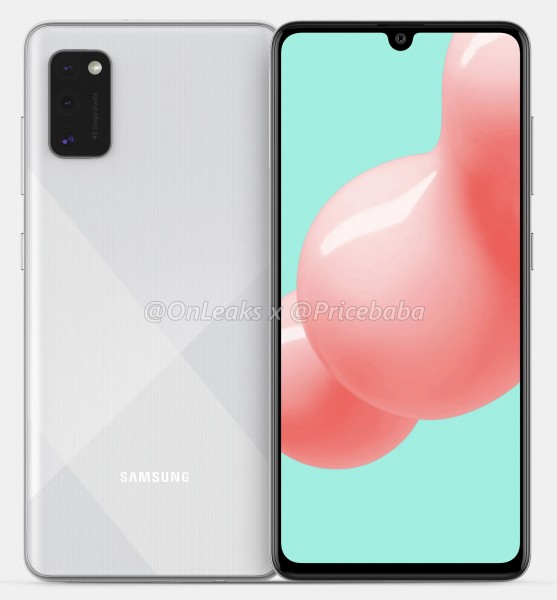 Samsung Galaxy A41 renders reveal Infinity-U display and triple rear cameras