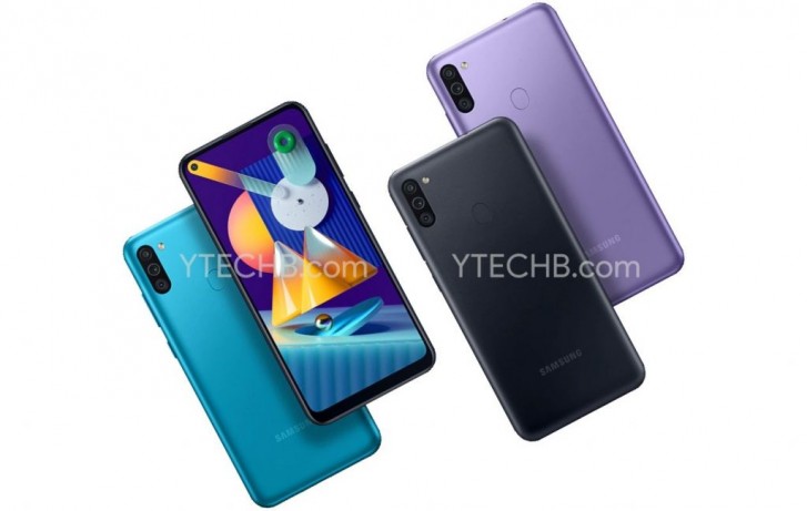 Samsung Galaxy M11 Press Renders Leak Alongside Full Specs Gsmarena Com News