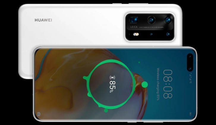 يعمل هاتف Huawei P40 Pro + على تعزيز ما يصل بكاميرات تكبير وشحن لاسلكي بقوة 40 واط