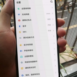 Meizu 17 photographed in the wild