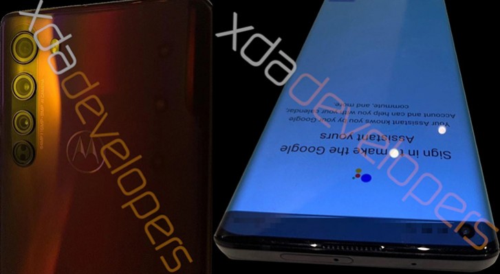 Motorola Edge photos and specs leak - Snapdragon 765, waterfall screen