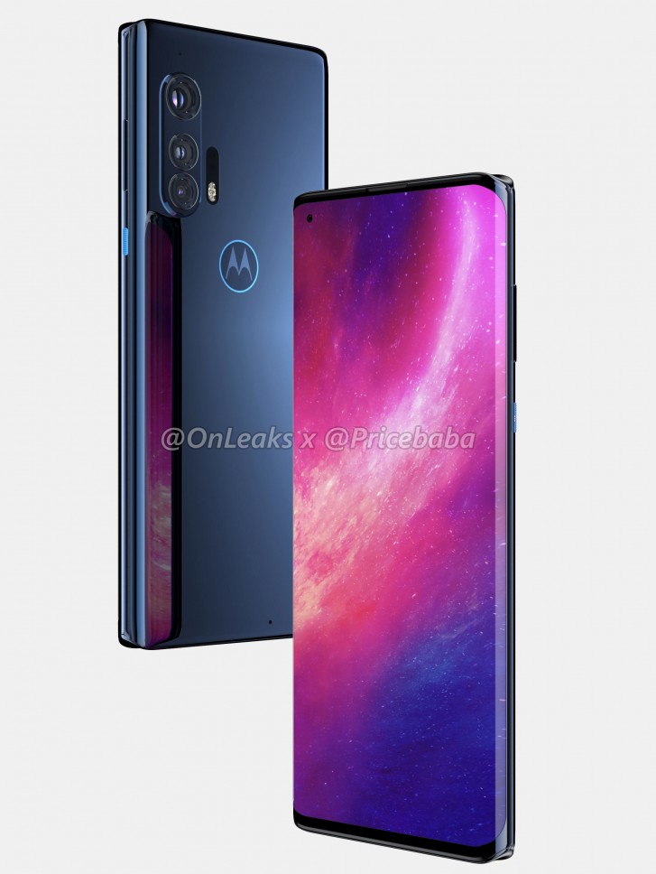 Exclusive] Moto Edge 30 Pro renders show off complete design: triple  cameras, punch-hole, and more