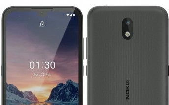 Nokia 1.3 leaked image reveals notched display and single rear camera