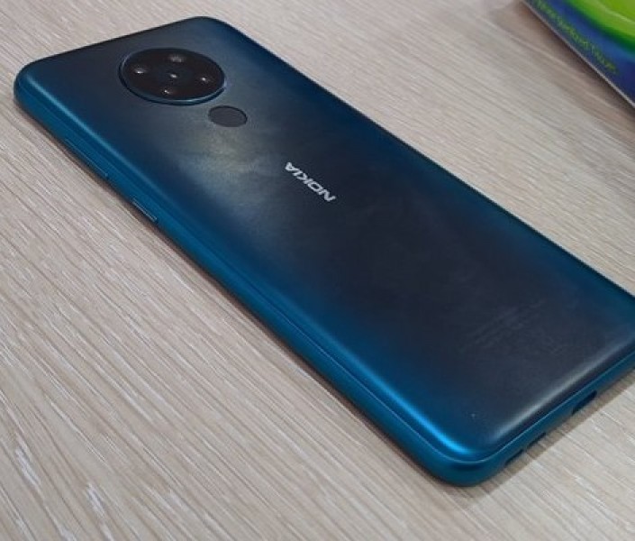 Nokia 5.3 poses for the camera again with a quad camera