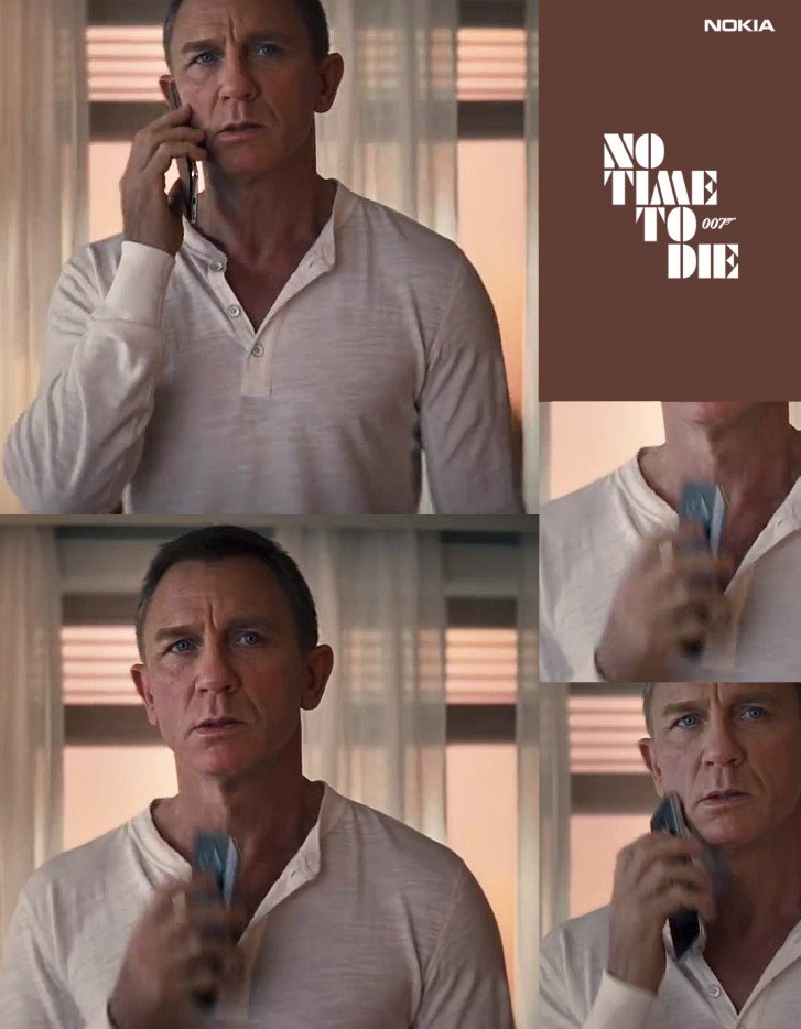 Screengrabs from new Bond trailer show the Nokia 8.2 5G