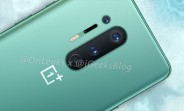 OnePlus 8 Pro official images and specs leak, show off new mint color