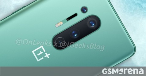 OnePlus 8 Pro official images and specs leak, show off new mint color