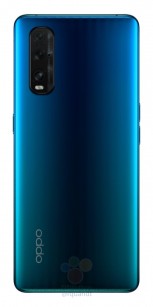 Oppo Find X2 in black and blue