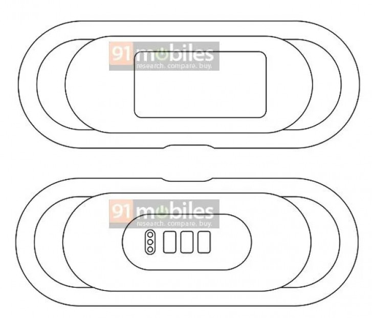 Oppo patent renders reveal new smart fitness tracker with display