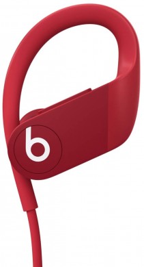 Powerbeats 4 باللون الأبيض والأسود والأحمر