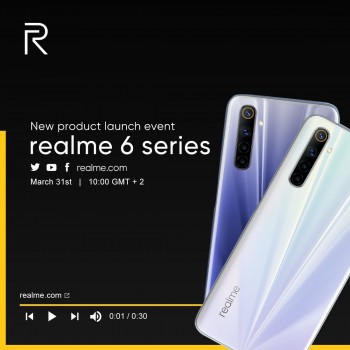 The Realme 6 and 6 Pro will make their European debut tomorrow