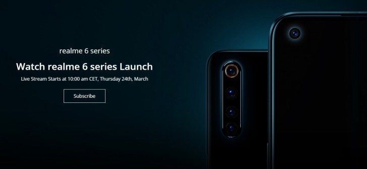 Realme 6 و 6 Pro تهبط في أوروبا في 24 مارس ، يتم الإعلان عن Realme 6i في 17 مارس