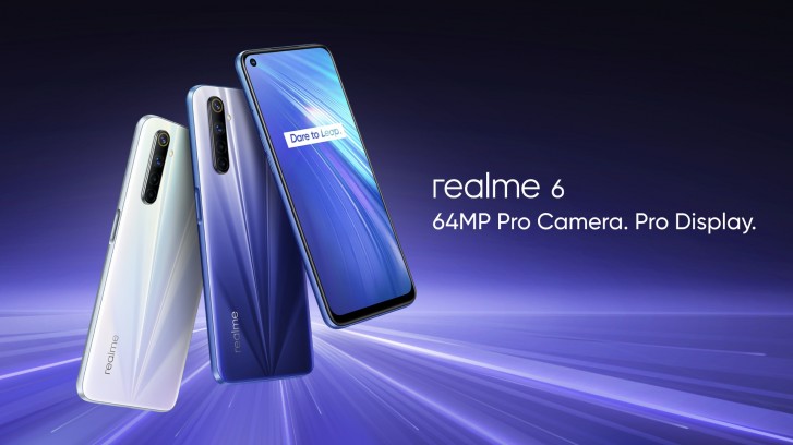 Realme 6 و Realme 6 Pro رسميان بشحن سريع 30 وات و 90 هرتز