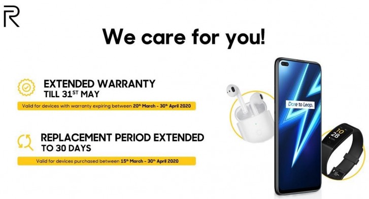 Realme and OnePlus extend warranties on their products in light of the COVID-19 pandemic