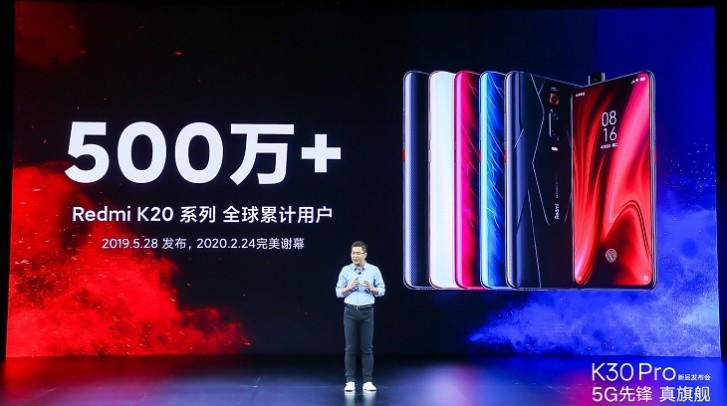 Redmi K20 series sales exceed 5 million, 50% to new users