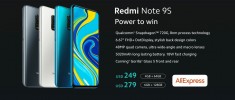 Redmi Note 9S will be available on AliExpress