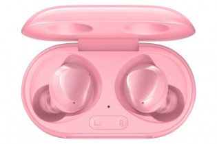 Samsung Galaxy Buds+ in Pink and Red colors