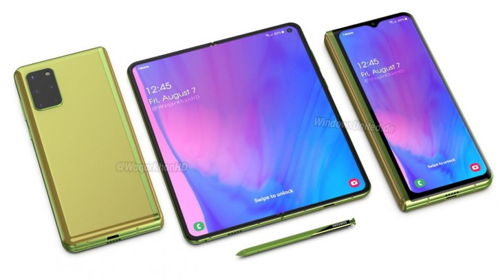 يكشف Galaxy Fold 2 عن شائعات السطح ، ويكشف عن تصميم مألوف ولكنه محسن