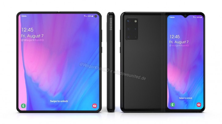 يكشف Galaxy Fold 2 عن شائعات السطح ، ويكشف عن تصميم مألوف ولكنه محسن