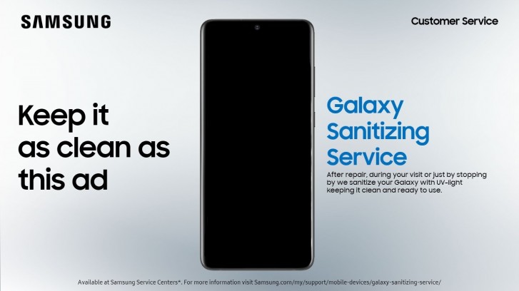 ستقوم Samsung بتعقيم هاتفك أو ساعتك أو جهازك اللوحي باستخدام ضوء الأشعة فوق البنفسجية- C مجانًا