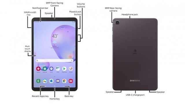 Samsung Galaxy Tab A 8.4 (2020) render