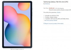 Samsung Galaxy Tab S6 Lite (LTE) specs by Amazon Germany