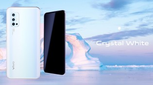 vivo V19 in Crystal White color