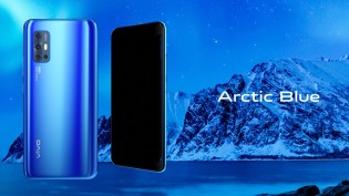 vivo V19 in Arctic Blue color