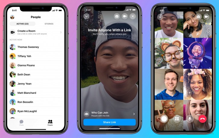 Facebook Launches Messenger Rooms For Unlimited Video Calls With Up To 50 People Gsmarena Com News