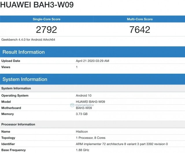 GeekBench leak