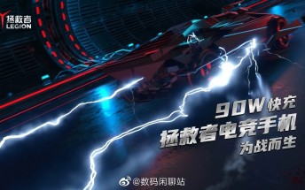 Lenovo Legion smartphone teased to feature 90W fast charging