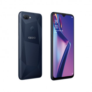 Oppo A12 in Black and Blue