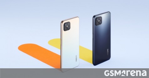 Oppo A92s appears in official images, revealing color options