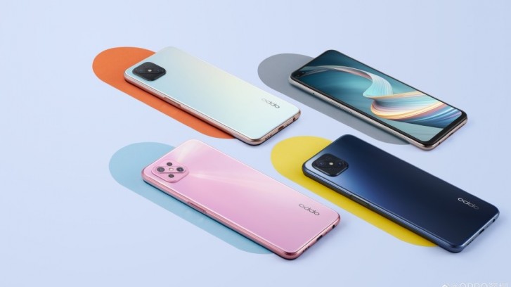 Oppo A92s appears in official images, revealing color options ...