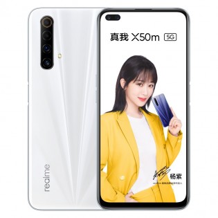 Realme X50m 5G in Galaxy White color